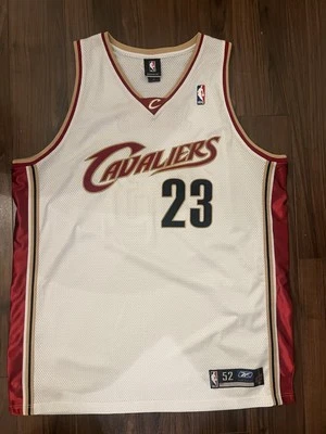 Authentic LeBRON JAMES Cleveland Cavaliers Jersey 52 XXL 2XL Reebok Cavs Vintage - Image 1 of 4