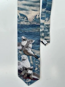 Endangered Species Men's Silk Tie - Picture 1 of 4