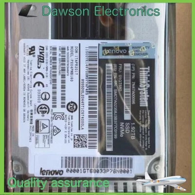 1.92TB SSD TOSHIBA NEME U.2 PX04PMB160 Solid State Drive 01GT728 - Image 1 of 4