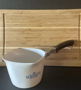 Vintage Corningware Kornblumenblau Untertasse mit Griff 1 Menge/4 Tassen P-55-B ohne Deckel - Bild 1 von 7