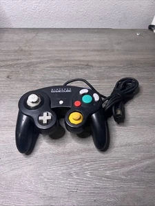 OEM Nintendo GameCube Controller Black Authentic DOL-003 tested - Picture 1 of 3