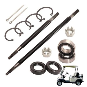 Rear Axle Shaft with Bearing Seal Kit Fit for EZGO TXT Medalist Electric 1994  - Picture 1 of 8