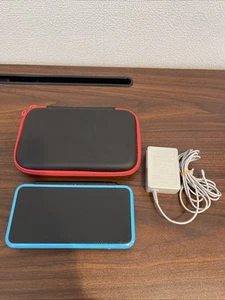 3723 NEW 2DS LL Turquoise Blue Nintendo Very Good - Picture 1 of 15