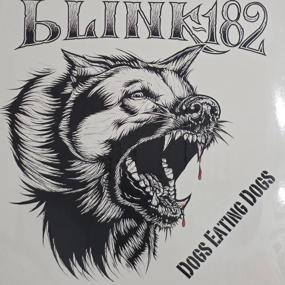 BLINK 182 - DOGS EATING DOGS VINYL RECORD - Image 1 of 2