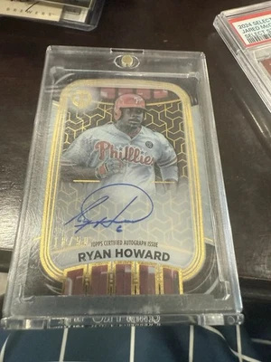 Autógrafo Ryan Howard 2022 Topps Tribute Iconic Perspectives #18/50 Foto 1 de 2