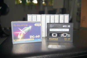 10x FUJIFILM - DATA STORAGE - DG-60 - 1x BESPIELT - KASSETTEN - DAT - Zdjęcie 1 z 1
