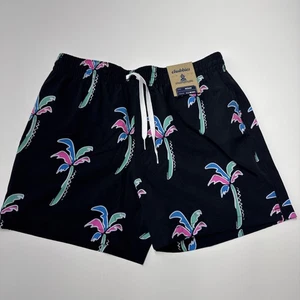 Chubbies Mens Classic 5.5" Swim Trunks Lined  Havana Nights Neon Palm Trees Sz M - Picture 1 of 5