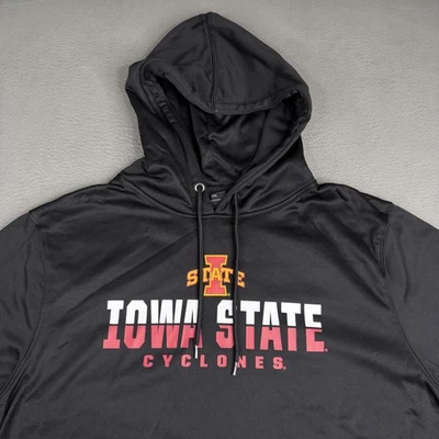 Iowa State Cyclones Hoodie Mens XXL Black NCAA Football Pullover Sweatshirt - Image 1 of 4