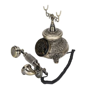Vintage Telephone Retro Landline Telephones For Home Hotel Office Deco FY - Afbeelding 1 van 22