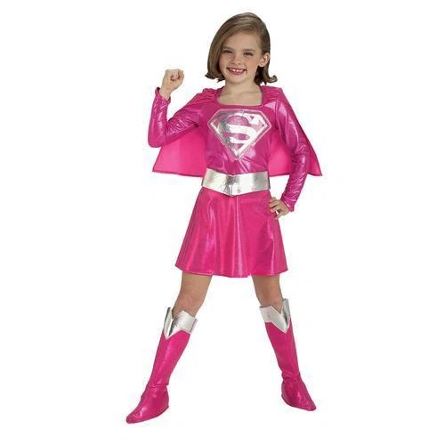 Costumes for All Occasions Ru882751md Supergirl Pink Child Medium