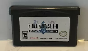 Final Fantasy I & II Dawn of Souls - Authentic Nintendo Game Boy Advance Tested - Picture 1 of 3