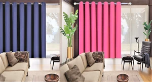 Extra wide window curtain door panel room divider 100% blackout thermal K100  - Picture 1 of 53