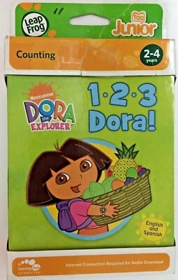 Leap Frog Tag Junior Nickelodeon Dora the Explorer 1-2-3 DORA! Girls Software - Image 1 of 2