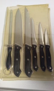 6 Piece Knife Messer Set Stainless Steel New Open Box - Picture 1 of 2