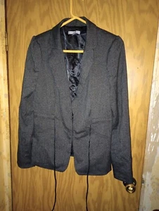 Classiques Entier Women Black Long Sleeve Size 12 Blazer With Belt - Picture 1 of 15