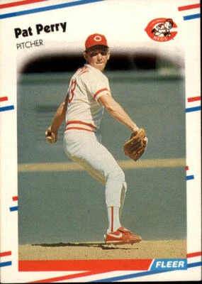 1988 Fleer #244 Pat Perry - NM - Image 1 of 2