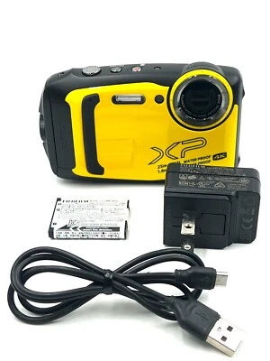 Fujifilm FinePix XP140 Waterproof Digital Camera w/16GB SD Card - Yellow - Image 1 of 4