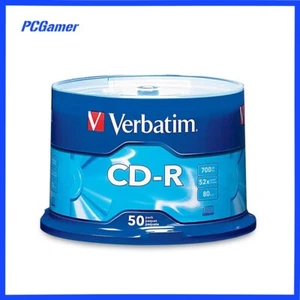 Verbatim CD-R 700MB 50Pk White InkJet 52x Superior ink absorption on high-res - Picture 1 of 1