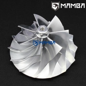 Rueda compresora turbo Billet compatible con Holset HX60 (71/109/7+7/Reversa/LEP/Roscada) - Imagen 1 de 4
