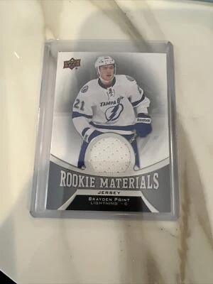 2016-17 Upper Deck Rookie Materials Brayden Point #RM-BP Rookie RC - Image 1 of 2