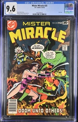 Mister Miracle #25 CGC 9.6 1978 DC White Pages Al Milgrom Cover LAST ISSUE 🔥 - Image 1 of 4
