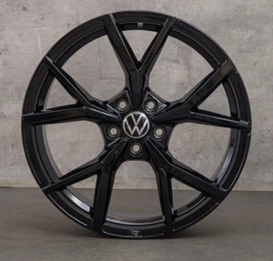 4 Felgen 19" Neu Look VW Golf 8R Estoril GTI GTD GTE Golf 5 6 7 black - Bild 1 von 2