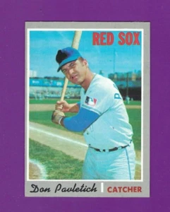 Tarjeta de béisbol Topps 1970 #504 Don Pavletich Boston Red Sox EX - Imagen 1 de 2