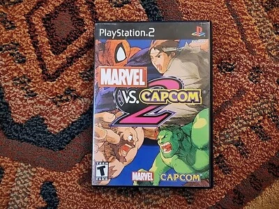 Marvel VS Capcom 2 (Sony PlayStation 2, 2002) PS2 Completo En Caja ¡GRAN FORMA! - Imagen 1 de 4