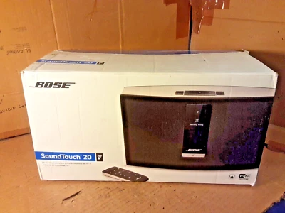 SISTEMA MUSICALE WIFI BOSE SOUNDTOUCH SERIE 20, IMBALLATO, OTTIME CONDIZIONI MA NON ACCESO - Immagine 1 di 4