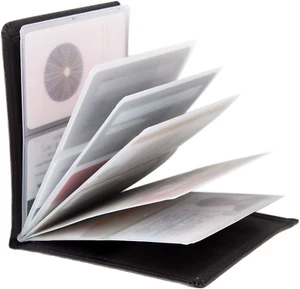 AI-DEE RFID Blocking Wallet - 6 Pages Leather Business Credit Card Holder - Picture 1 of 12