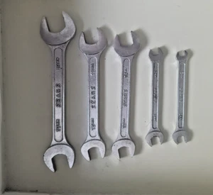 Sears 5 Stück Maulschlüssel metrisch Japan 5, 6, 7, 8, 9, 10, 13, 15, 17, 19 - Bild 1 von 2