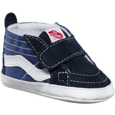 Zapatos Vans Infantiles Skate Azul y Blanco Talla 4 Foto 1 de 4
