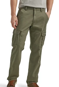 WRANGLER Authentics Herren Twill Relaxed Fit, Logan Cargo Hose, Grün, 48W x 32L - Bild 1 von 5