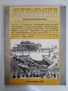 Siddhi n.3 1992 Periodico di Buddhismo Mahayana  Ed. Istituto Lama Tzong Khapa - Bild 1 von 1
