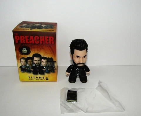 TITANS VINYL FIGURES AMC TV SERIES THE PREACHER COLLECTION JESSE CUSTER BIBLE Cover