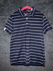 Polo Ralph Lauren BLUE/WHITE/RED Boys Striped S/S Polo Size 7 - Picture 1 of 4