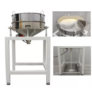 Agitador de plataforma eléctrica grano de acero inoxidable pantalla vibratoria 100 malla - Imagen 1 de 12