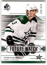 2014-15 SP Authentic Future Watch John Klingberg Rookie /999 #251 Dallas Stars