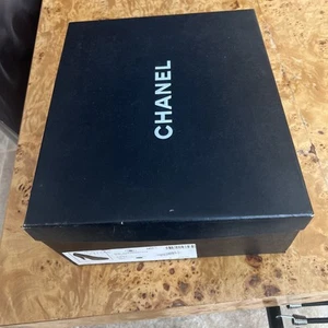 Chanel Pumps Dark Silver Bronze Color 39H See Photos CC Logo Toe - Picture 1 of 24
