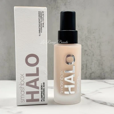 Smashbox Halo Plumping Dew +Hyaluronic Acid - Illuminating Moisturizer 1oz 30ml - Image 1 of 2