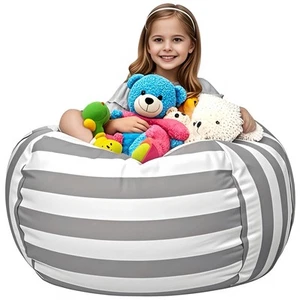 Stuffed Toy Storage Bean Bag Chairs for Kids Extra Large 38’’Bean Bag(No Fill... - Picture 1 of 6