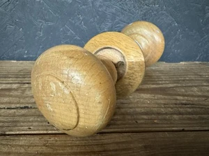 Vintage Antique Wooden Door Knob Handle - Picture 1 of 9