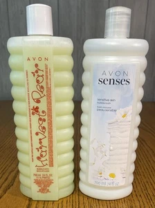 NEW Avon Senses Sensitive Skin & Harvest Pear Bubble Bath 24oz NOS - Picture 1 of 6