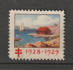 Worldwide Cinderellas Poster Stamp Seal Vignet Tuberculosis 1928 Unknown - Picture 1 of 1