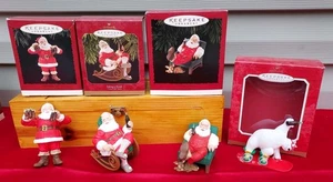 Hallmark Adornos COCA-COLA SANTA 1993-1997 Lote 4 Oso Polar Snowboarding - Imagen 1 de 7