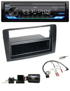 JVC Bluetooth DAB USB Lenkrad Autoradio für Fiat Idea 2006-2012 schwarz - Bild 1 von 10