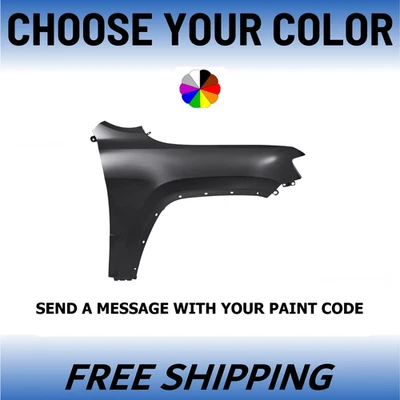 NUEVO guardabarros delantero pintado del lado del pasajero para Jeep Grand Cherokee 2011-2021 Foto 1 de 4