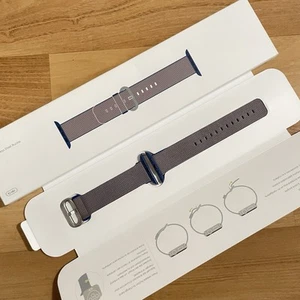 Royal Blue Apple Watch Band 42mm Woven Nylon New Open Box 2016 OEM GENUINE - Zdjęcie 1 z 11
