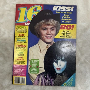 1980 July 16 Teen Magazine KISS Gene Simmons Andy Gibb David Lee Roth - Picture 1 of 20