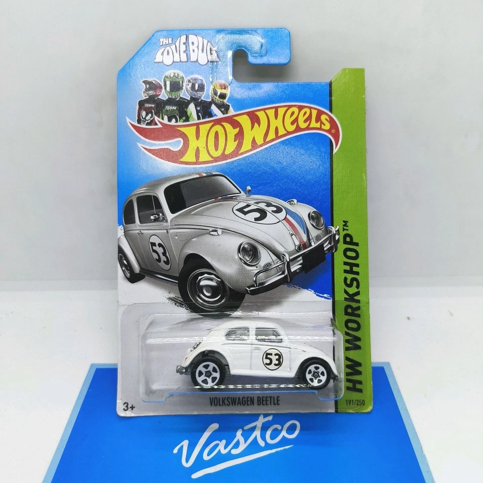 2014 Hot Wheels The Love Bug 191/250 VOLKSWAGEN Beetle 53 MOC Workshop